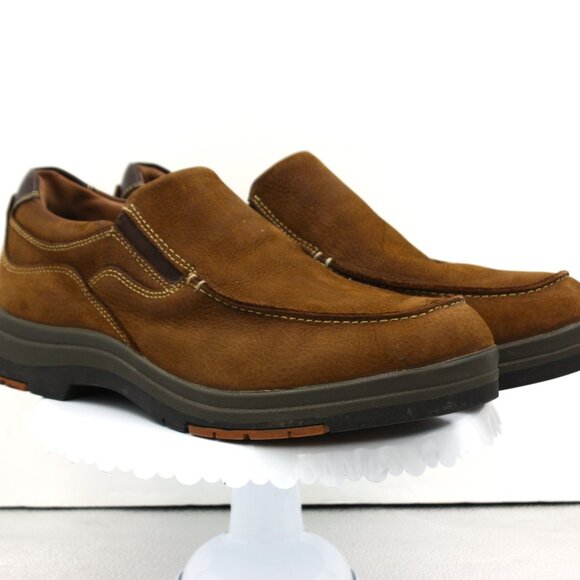 Johnston & Murphy XC4 Brown Leather Loafers - Size 12 - Picture 7 of 16